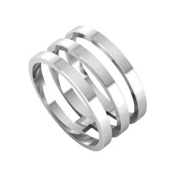 Кольцо серебряное 925 0200011-F 18 mm