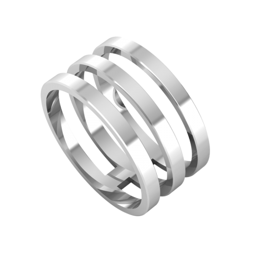 Кольцо серебряное 925 0200011-F 16 mm image 1