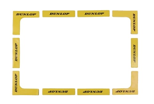 DUNLOP lines, yellow, 12 pcs image 1