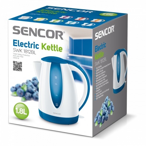 Kettle Sencor SWK1812BL white/blue image 2
