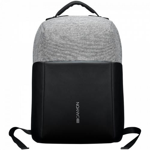 Canyon Backpack for 15.6" laptop, black and dark gray (Material: 900D Glued Polyester and 600D Polyester) image 1