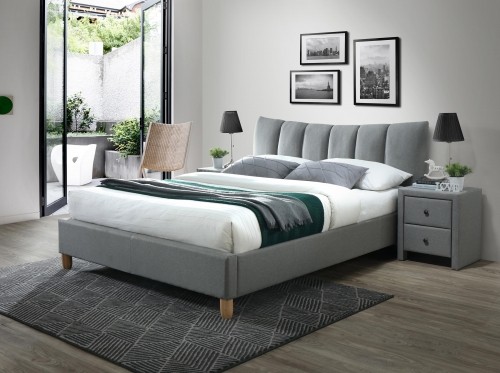 Halmar SANDY 2 bed color: grey image 1