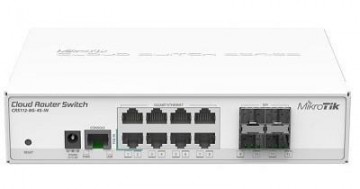 NET ROUTER/SWITCH 8PORT 1000M/4SFP CRS112-8G-4S-IN MIKROTIK