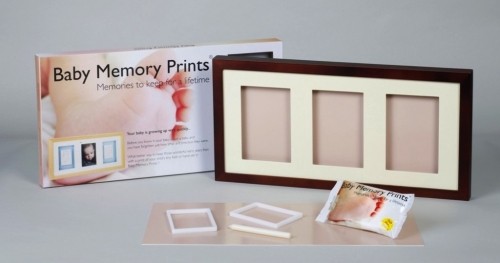 Baby Memory Print BMP frame and print trio, brown, bmp. 051 image 1
