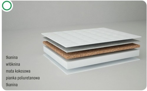 DANPOL mattress coconut - foam 120x60cm image 2