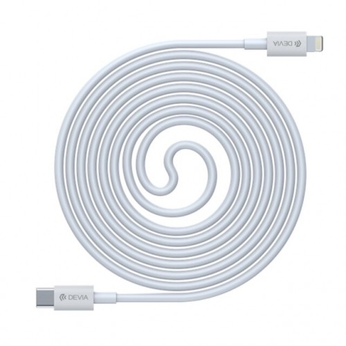 Devia Smart Series PD Cable for Tyep-C to Lightning (MFI) 18W white image 2