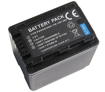 Panasonic, battery VW-VBT380