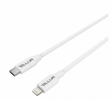 Tellur Data cable, Apple MFI Certified, Type-C to Lightning, 1m white