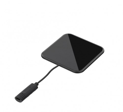 Tellur Qi Ultra-Slim Wireless Fast Charging Pad WCP03, 10W, Qi Certified, Tempered Glass black image 1