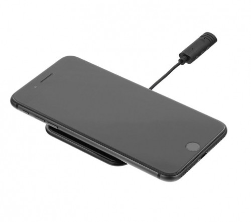 Tellur Qi Ultra-Slim Wireless Fast Charging Pad WCP03, 10W, Qi Certified, Tempered Glass black image 3