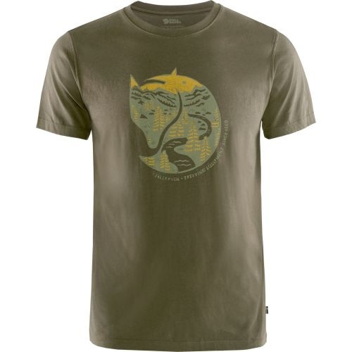 Fjallraven Arctic Fox T-Shirt / Tumši zaļa / S image 3
