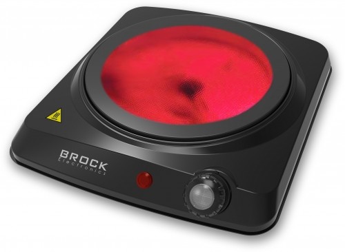 Brock Electronics BROCK infrasarkanā plīts ar 1 sildvirsmu, 1200W image 1