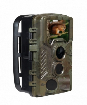 Technaxx laukinių gyvūnų kamera, 8MP, Full HD, IP56, PIR sensorius, IR, LCD, žalia / TECH-174