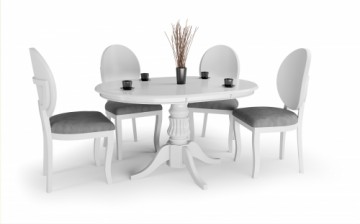 Halmar WILLIAM table color: white
