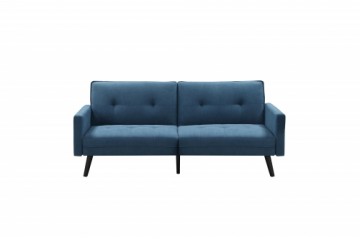 Halmar CORNER folding sofa with ottoman, color: blue
