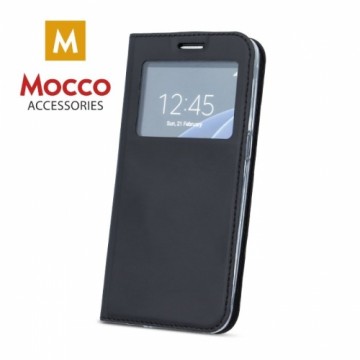 Mocco Smart Look Magnet Book Case Grāmatveida Maks Ar Lodziņu Telefonam Xiaomi Redmi Note 5 Plus Melns