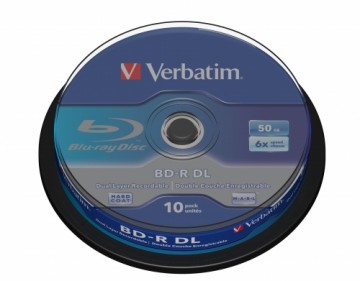 VERBATIM BD-R DUAL LAYER 50GB 6