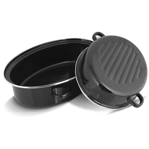 Lamart Enamel baking pan with lid LT1185 image 1