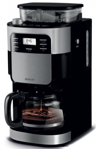 Coffee maker with built-in coffee grinder Sencor SCE7000BK image 1