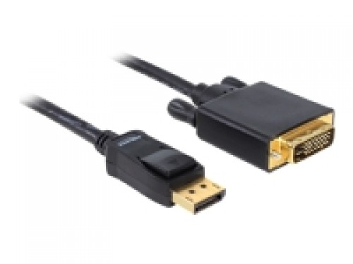 DELOCK Cable Displayport>DVI 24+1 m/m 1m image 1