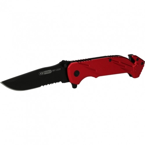 Ks Tools Clasp knife with lock and belt cutter, Kstools image 1