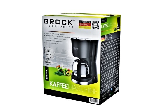Brock Electronics BROCK Kafijas automāts. Ietilpība: 1,5L image 2