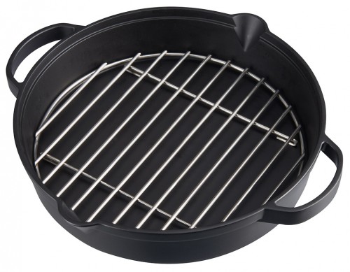 Campingaz Culinary Modular Cast Iron Pan 2000035416 Чугунная сковорода с решеткой из нержавеющей стали image 1