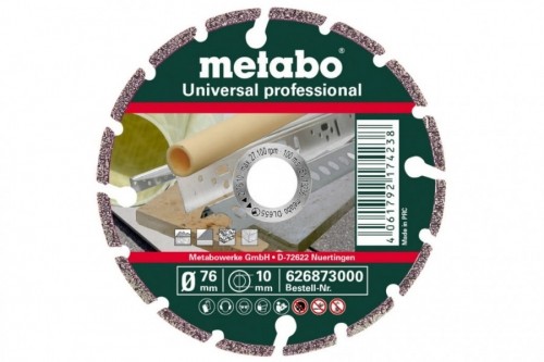 Dimanta griezējdisks 76x10mm Professional UP, Metabo image 1