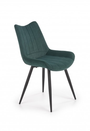 Halmar K388 chair, color: dark green image 1