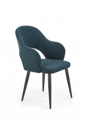 Halmar K364 chair, color: dark green image 1