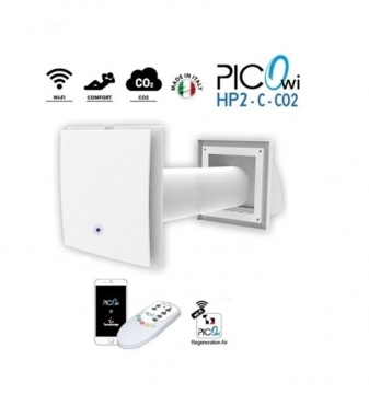 TECNOSYSTEMI PICO HP2 – 55 WI-C-CO2 BUILT-IN Mini rekuperators