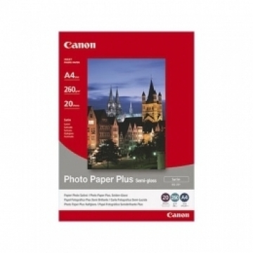 Бумага для фото Canon SG-201 A4, плотность 260г, 20 листов, полуглянцевая