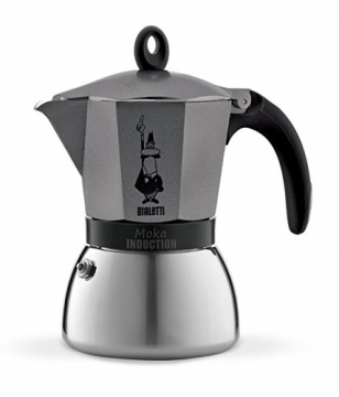 Bialetti Moka Induction Gray Anthractite 9 cups