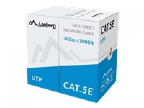 LANBERG LAN cable UTP cat.5e 305m solid image 1