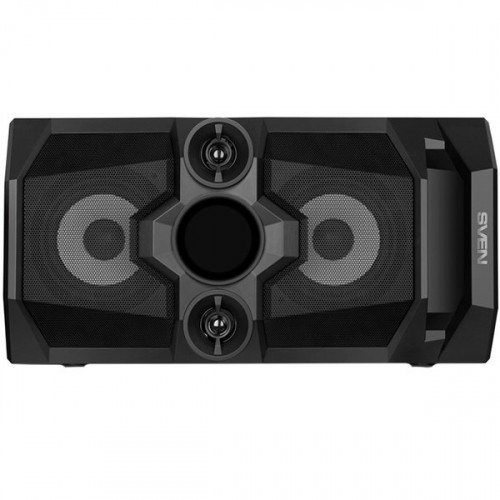 Speaker SVEN PS-650, black, power output 2x25W (RMS), TWS, Bluetooth, FM, USB, microSD, LED-display, lithium battery image 3