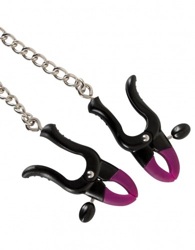 Bad Kitty nipple clamps with chain [  ] image 3