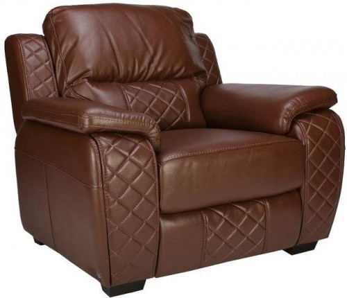 1 seater sofa Dakota 8007 brown SQ03-012PU image 1