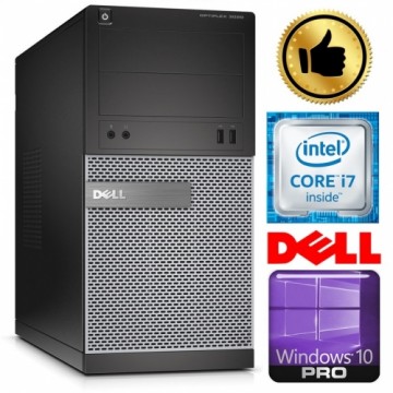 DELL 3020 MT i7-4770 16GB 480SSD DVD WIN10Pro