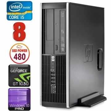 Hewlett-packard HP 8100 Elite SFF i5-750 8GB 480SSD GT1030 2GB DVD WIN10Pro