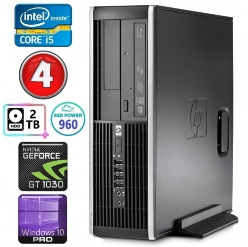 Hewlett-packard HP 8100 Elite SFF i5-750 4GB 960SSD+2TB GT1030 2GB DVD WIN10Pro image 1