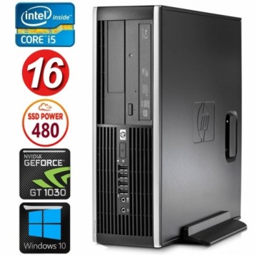 Hewlett-packard HP 8100 Elite SFF i5-750 16GB 480SSD GT1030 2GB DVD WIN10