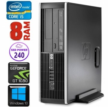 Hewlett-packard HP 8100 Elite SFF i5-750 8GB 240SSD GT1030 2GB DVD WIN10