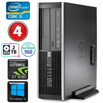 Hewlett-packard HP 8100 Elite SFF i5-750 4GB 960SSD+2TB GT1030 2GB DVD WIN10