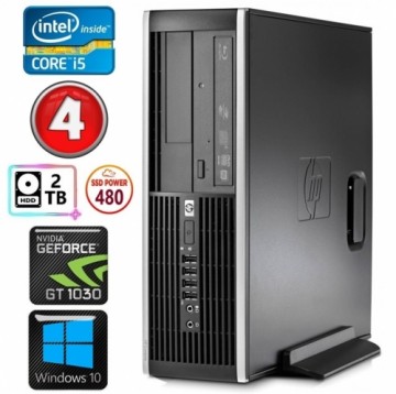 Hewlett-packard HP 8100 Elite SFF i5-750 4GB 480SSD+2TB GT1030 2GB DVD WIN10