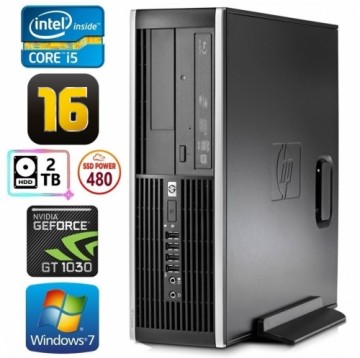 Hewlett-packard HP 8100 Elite SFF i5-750 16GB 480SSD+2TB GT1030 2GB DVD WIN7Pro