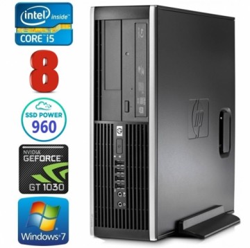 Hewlett-packard HP 8100 Elite SFF i5-750 8GB 960SSD GT1030 2GB DVD WIN7Pro