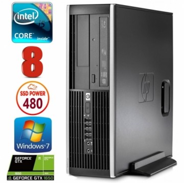 Hewlett-packard HP 8100 Elite SFF i5-750 8GB 480SSD GTX1650 4GB DVD WIN7Pro