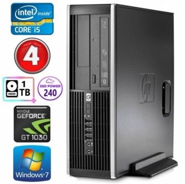 Hewlett-packard HP 8100 Elite SFF i5-750 4GB 240SSD+1TB GT1030 2GB DVD WIN7Pro