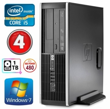 Hewlett-packard HP 8100 Elite SFF i5-750 4GB 480SSD+1TB NVS295 DVD WIN7Pro