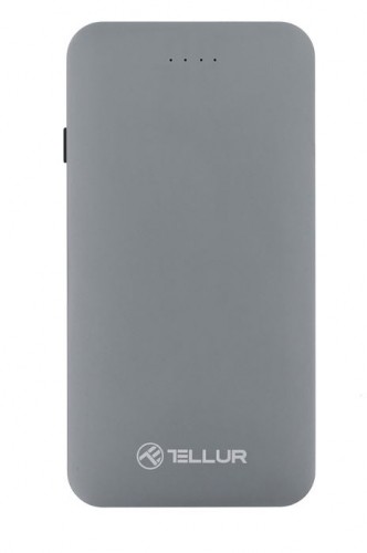 Tellur Power Bank QC 3.0 Fast Charge, 5000mAh, 3in1 gray image 1